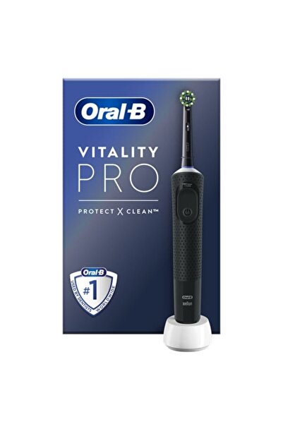 Oral-B Βάιταλιτι Προ Μαύρη Ηλεκτρική Οδοντόβουρτσα, Μαύρο Χρώμα, 1 τεμάχιο