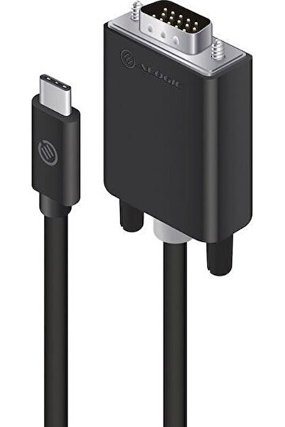 Alogic Cablu USB 2.0 USB-C tată - VGA tată Negru 2m (ELUCVG-02RBLK)
