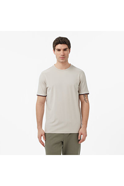 Nautica Erkek Bej Regular Fit T-Shirt