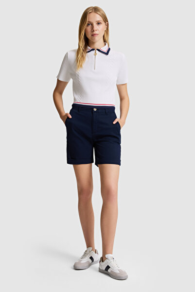 U.S. Polo Assn. Women's Navy Blue Woven Shorts 50325529-Vr033