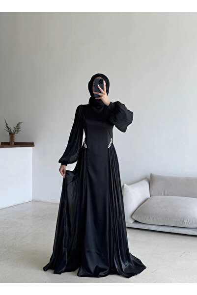 Butik Siyah Ahsen Abiye Modelimiz