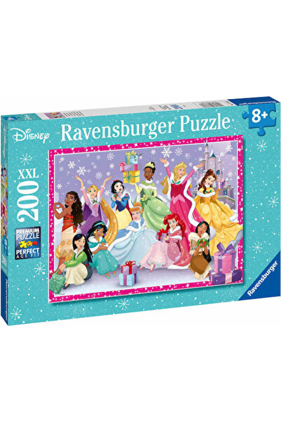 RAVENSBURGER Puzzle pentru copii Prințese de Crăciun, 8+ ani, 200 piese