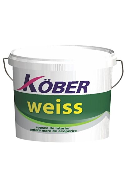 Kober Vopsea de interior lavabilă, 15 L, alb, Weiss