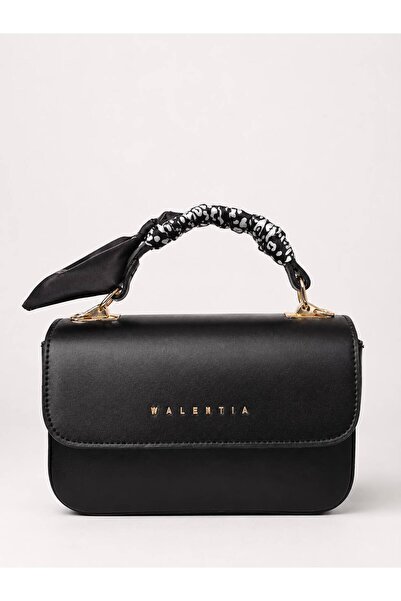 TUANABAGS Black Women's Stylish Daily Bag with Hand Strap and Crossbody Strap