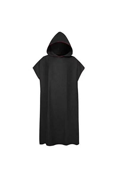 Choice3 Black Surf Poncho Changing Towel Hooded Robe Microfiber Beach Blanket...