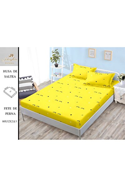 OEM Satin Cotton Bed Cover 2 Persons 3 Pieces with Elastic 180x200 cm, Model ...