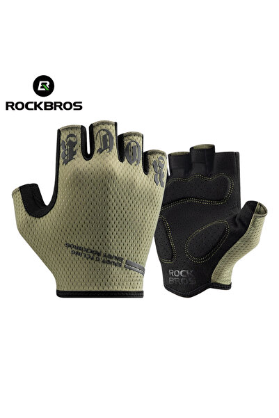 Choice8 قفازات ركوب الدراجات ROCKBROS M S360-G من ROCKBROS، قفازات نصف إصبع م...