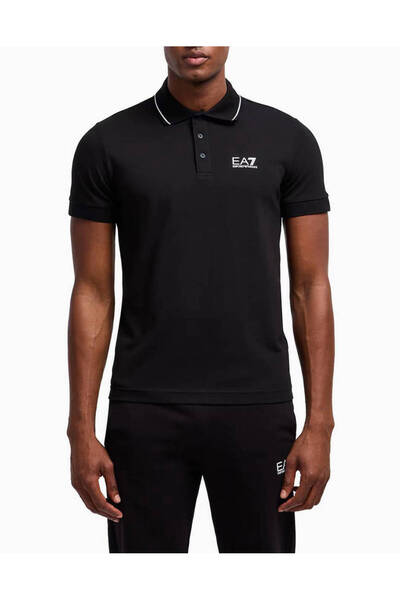 Emporio Armani Πόλο μπλουζάκι Μαύρο