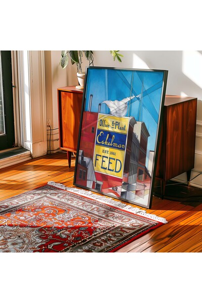 Pegziz Clădirile lui Charles Demuth, Tabloul |   Poster artistic înrămat cu p...