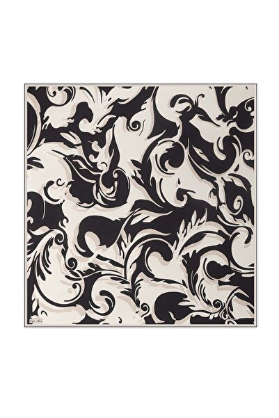 Çağrı İpek Ahenk Desen Tivil Silk Scarf Dg17270-19