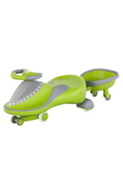 Tulano Vehicul copii Plasmacar gravitational Focus 55 Green cu remorca,roti l...