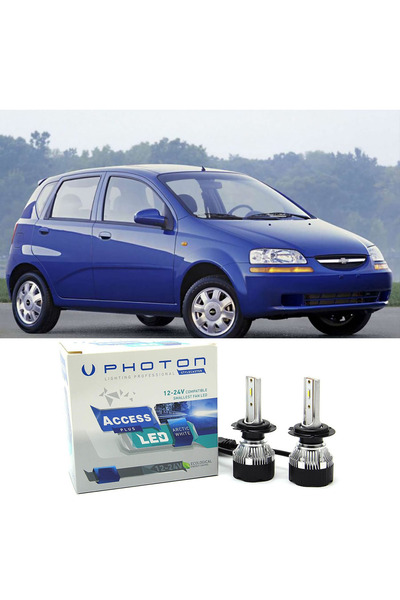 Photon Chevrolet Kalos Led Xenon Uzun + Kısa Far Ampulü H4 Access Yeni Seri B...