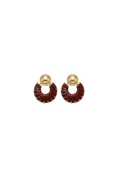 Charmist Steel Solis Earrings Brown