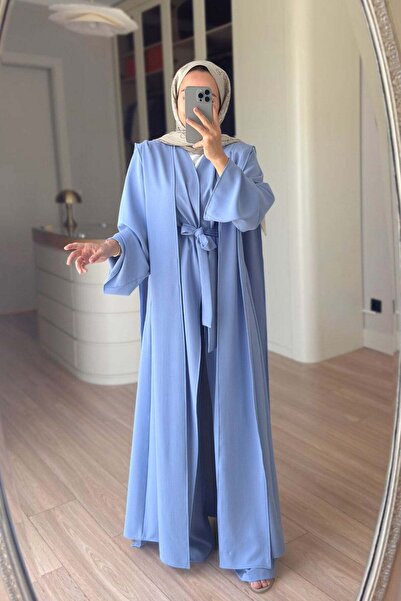 Ka Hijab Naia Abaya Set - Blue
