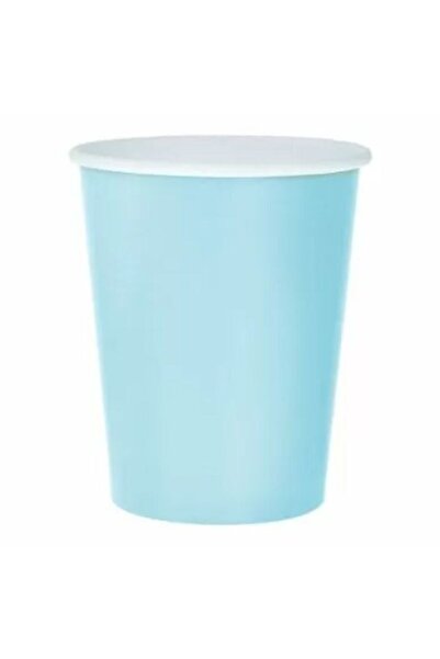 OEM Χάρτινα ποτήρια πάρτι γαλάζιο 266ml 8 τεμάχια (U30902)