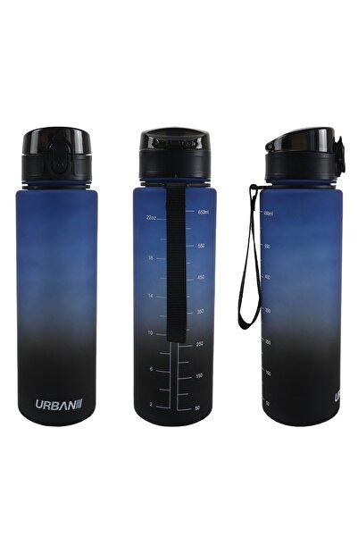 S COOL Sticlă de apă 700 ml, plastic, degrade albastru, 25.10x6.9 cm - S-COOL