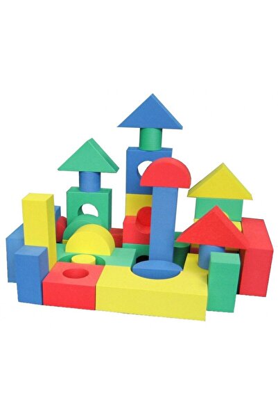 Flippy Set Cuburi constructii moi din spuma EVA, 29 piese 33x22x4,5 cm