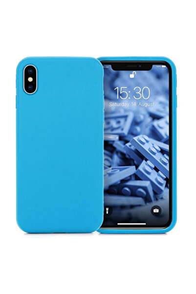ZetGSM Husă pentru iPhone X din silicon catifelat, cu interior din microfibră...