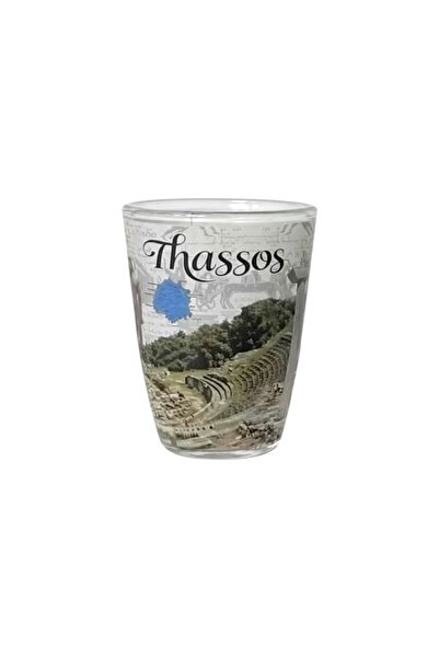 Tradesor Ποτήρι σφηνάκι Souvenir - 20Z - Thassos - Σετ 12 τεμάχια - 161269