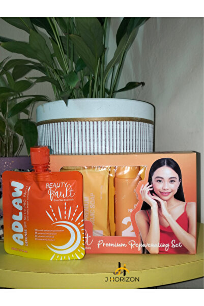 Beauty Vault Premium Rejuvenating set + Adlaw sunscreen by Glass Skin Essentials