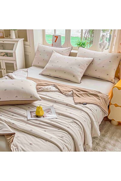 JOJO HOME Pilota premium subtire de vara racoroasa, rece la atingere, 200x230...