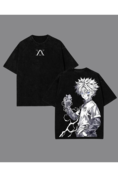 Toum Hunter X Hunter Printed Washable Vintage Unisex Oversize T-Shirt