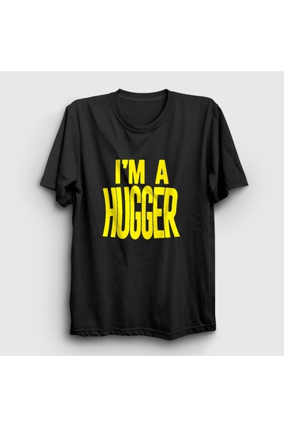 Presmono Unisex Black I'M a Hugger Wwe Wrestling Bayley T-Shirt 612270Tt