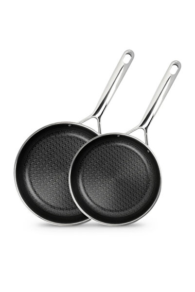 UNIQELLA SILVER PRO Serisi 2 Parça Tava Seti 24/28cm