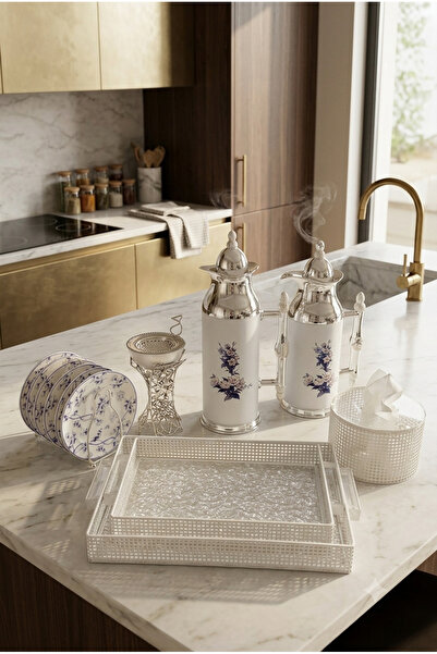 Generic Luxury Tea and Coffee Set with Serving Trays and Dessert Plate Set an...