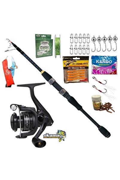 Okuma Revenger Rv-2000A 2.28mm 0,5-10gr Ryuji Rock Fish Lrf Olta Takımı Seti