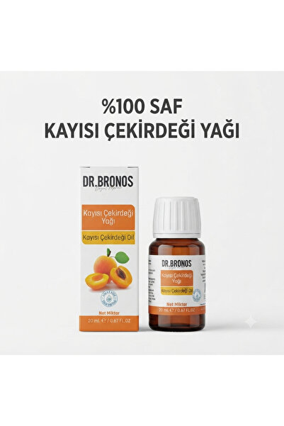 Dr.Bronos Hmd Herbal 100% Pure Apricot Kernel Oil Cold Pressed Food Grade Ski...