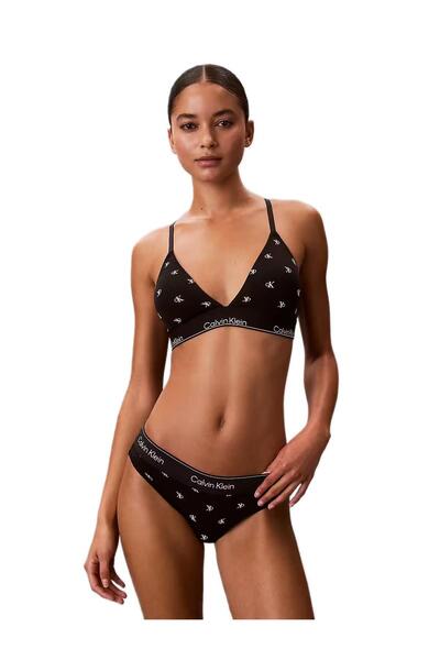 Calvin Klein Kadın Siyah Hafif Destekli Üçgen Sütyen LV00QF8498