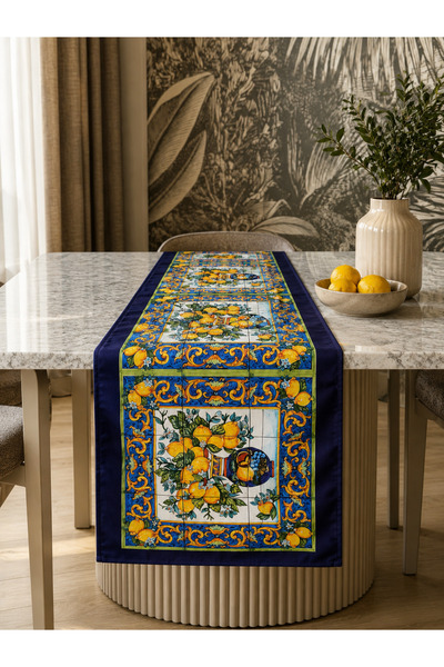 Skhome سجادة زخرفية حديثة مطبوعة بنقوش زهرية قطعة واحدة 40x140 سم (SKR-72)