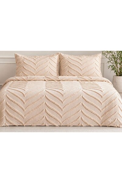 ARSEM EV TEKSTİL Milano Cap. Double Bedspread 240 X 240 cm and 2 Pillows