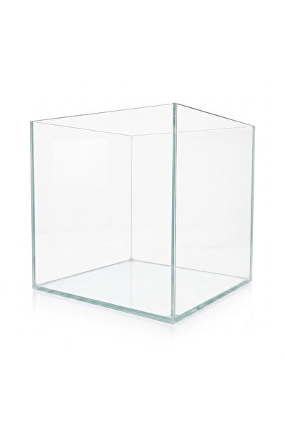 Kanki Pet 40x40x40 Nano 6 mm Ultra Clear Cam Rodajlı Akvaryum 64 Lt