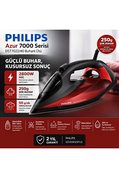Philips DST7022/40 2800 W Buharlı Ütü