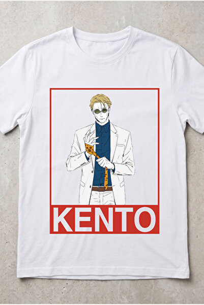 Silkensoul Jujutsu Kaisen Kento Nanami Anime Printed Standard Cut Unisex Tshirt