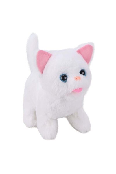 Jumbo Interactive cat with sound and light, white
