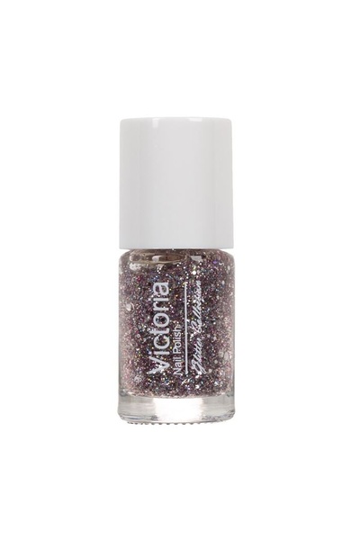 Victoria Ojă clasică pentru unghii, nuanță roz, efect glitter, 6 ml – culoare...