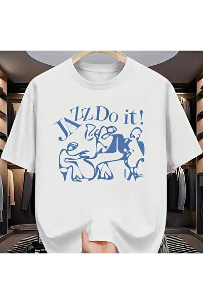 1001 Line Jazz Do ItFashionable Crew Neck T-Shirt, Showcasing the Perfect Com...