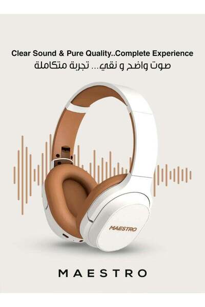 Generic Maestro Bluetooth Wireless Headphones - Clear Stereo Sound, Stable Co...