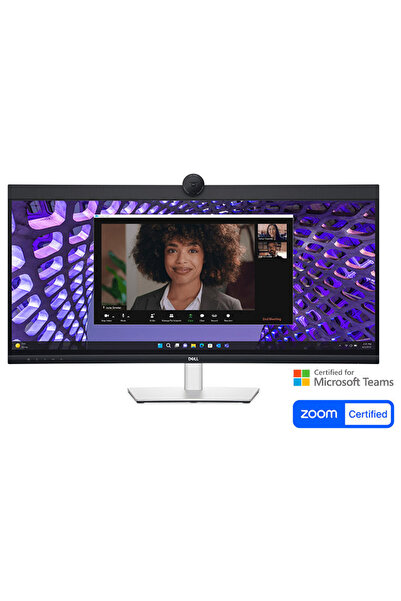 Dell Pro 34 Plus Curved 34-inch 2K WQHD 3440x1440 IPS Monitor with USB-C PD 9...