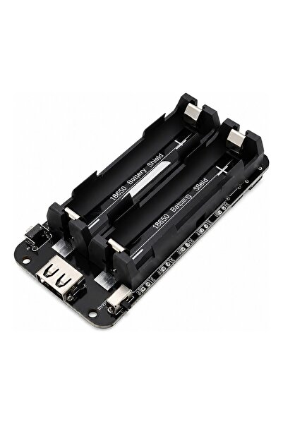 OEM 2'li Anahtarlı 18650 Lityum Pil Yuvası V8 Mikro USB