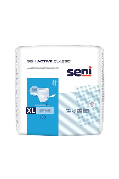 Seni Active Classic, scutece pentru adulti, tip chilot XL, 30 buc