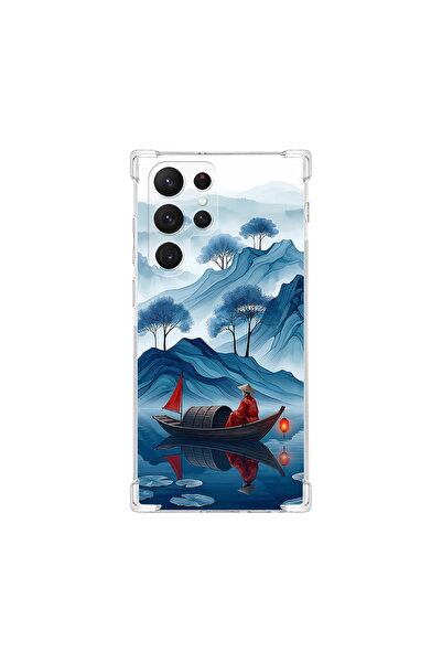 PrintiFy Samsung Galaxy S22ultra ile Uyumlu Simya Serisi Sonsuz Akış Tasarıml...