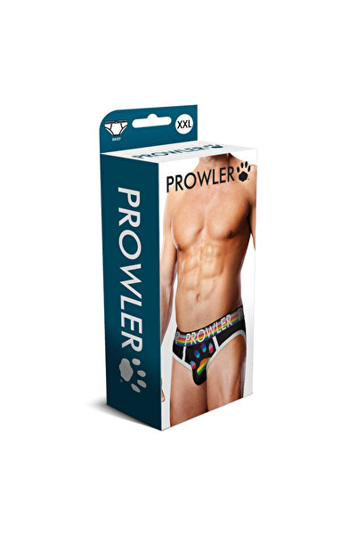 Prowler Υπερμεγέθες Σλιπ με Σχέδιο Πατούσας - XXL - Μαύρο