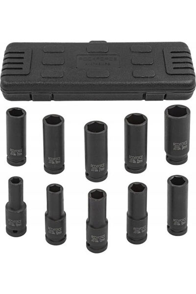 ROCKFORCE Dopuri de aer lungi cu racord 1/2 " - Set 10 bucăți