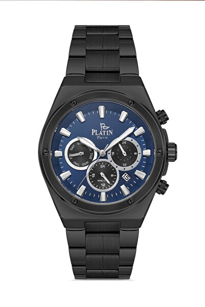 Platin Pierre Hds-1215Ga-G3 Steel Cord Functions Active Men's Wristwatch