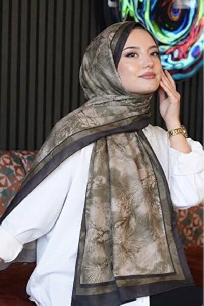 Yıldızan شال قطني ناعم بنمط نباتي من byERDEM 1289954