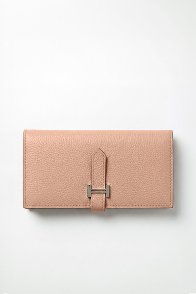 Levidor Genuine Leather Large Size Women's Wallet with Pink Language Detail L...